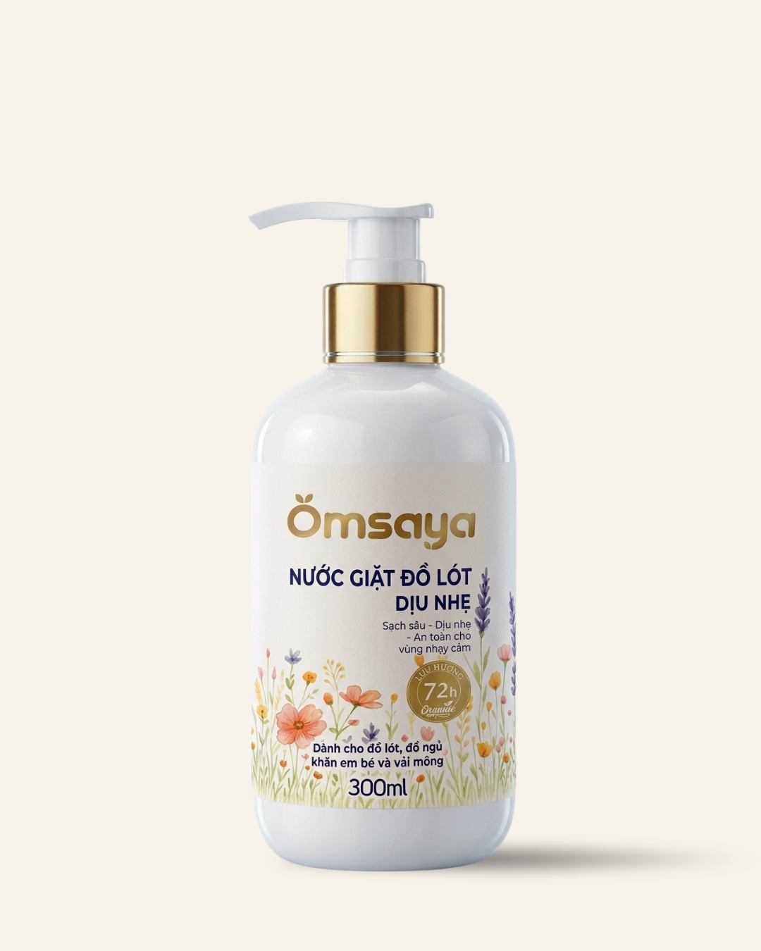Nước giặt đồ lót Omsaya 300ml hương lavender